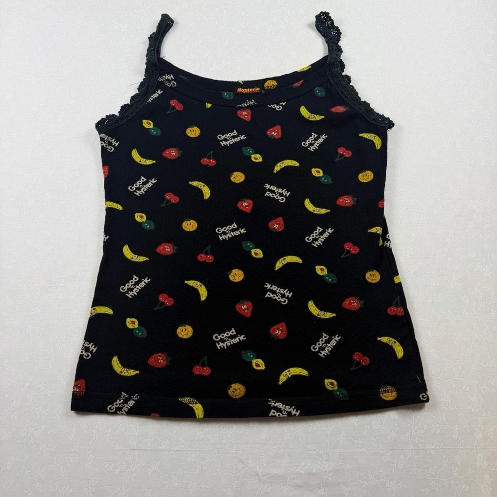 2000s Hysteric Glamour "Good n' Hysteric Fruit Tank Top — Best for XS
